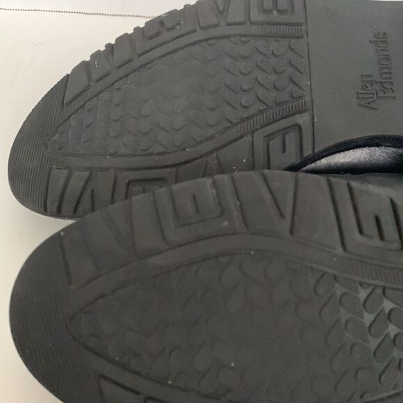 Allen Edmonds Black Leather Plain Toe Dress Shoe With Rubber Sole Size 11.5D - Picture 7 of 12